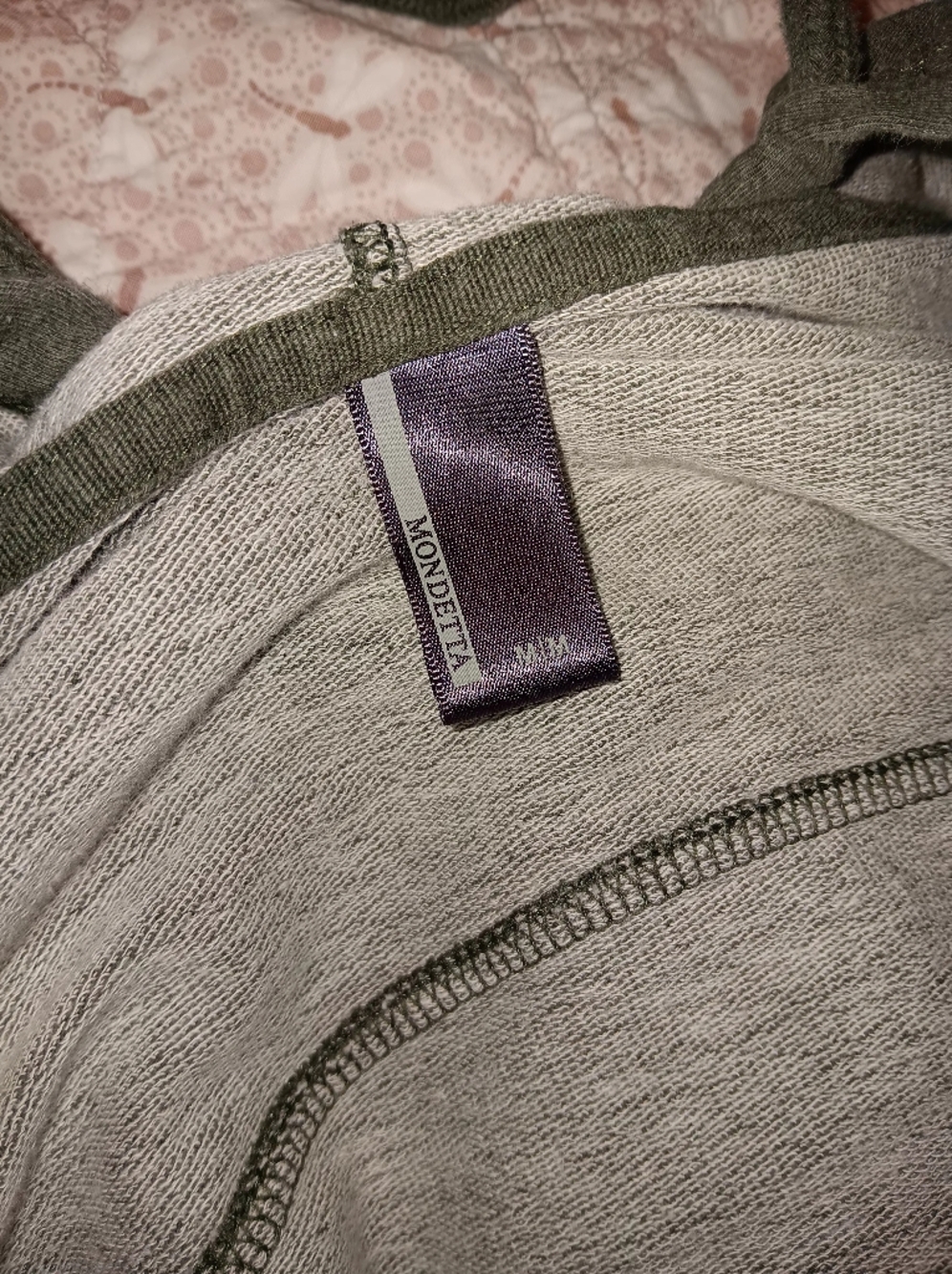 Mondetta Olive Green Hooded Zip Utility Hoodie - Picture 6 of 9
